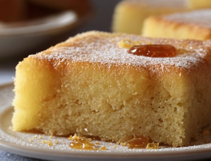 Egyptian Basbousa Recipe A Sweet Semolina Cake with Sugar Syrup