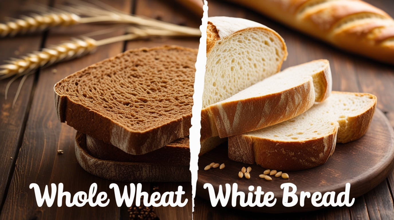 The Difference Between Whole Wheat Bread and White Bread