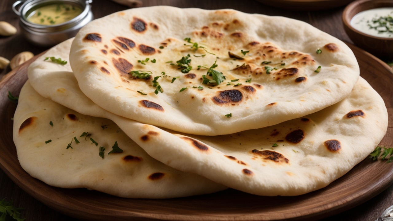 Indian Naan Bread Recipe with a Tempting Garlic Butter Aroma