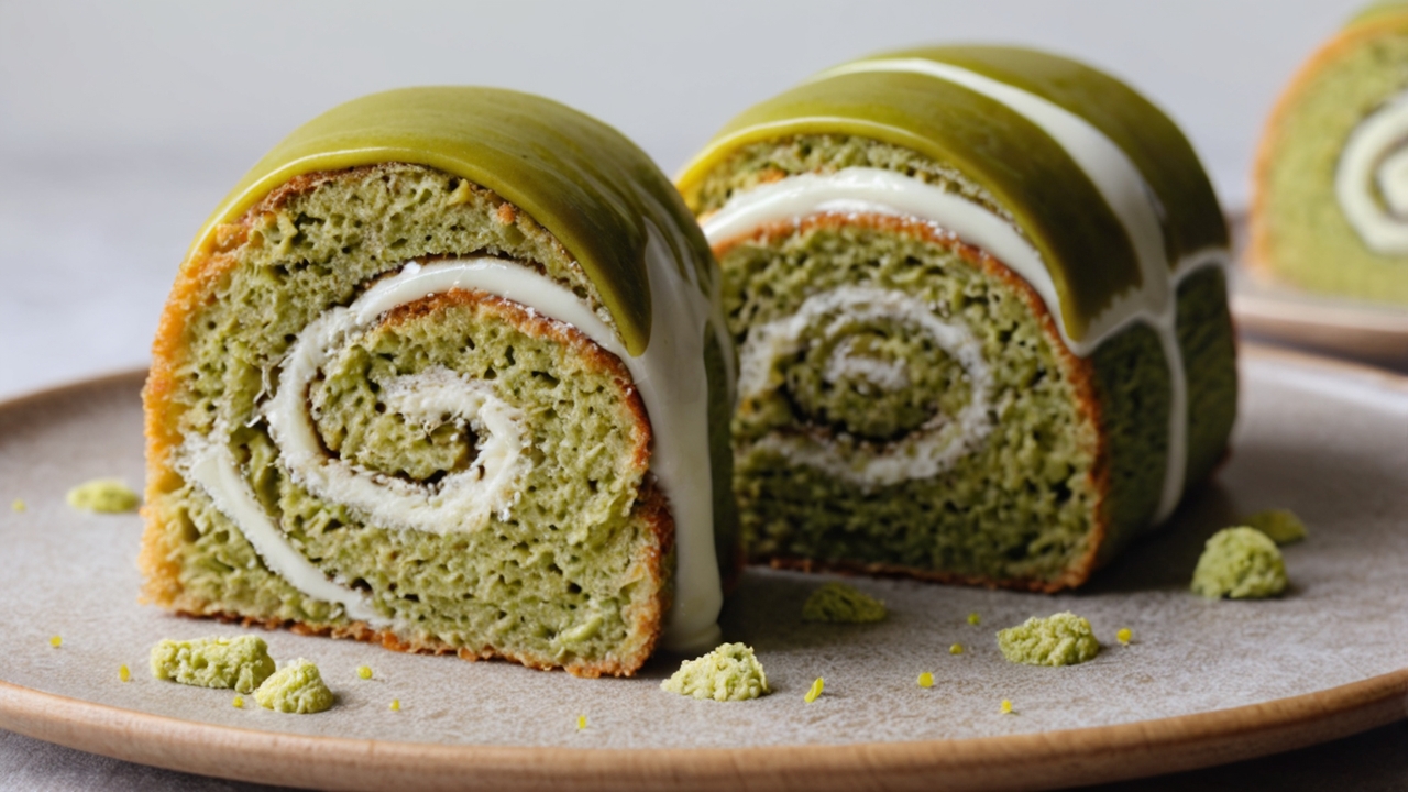 Fluffy Matcha Roll Cake Recipe, A Delightful Blend of Sweetness and Serenity