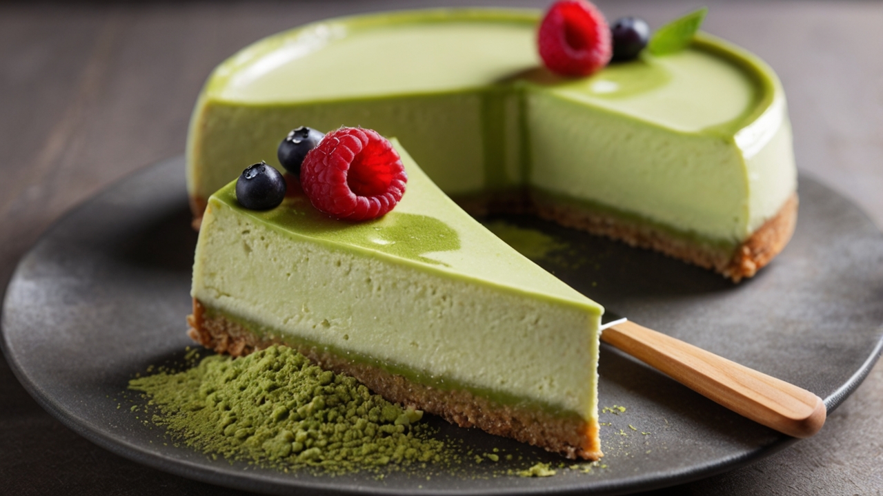 Japanese Matcha Cheesecake Recipe, A Harmony of Elegance and Flavor
