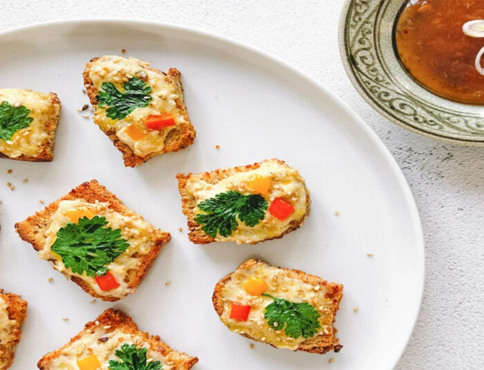 Crispy Thai-Style Meat Toast with Authentic Flavors