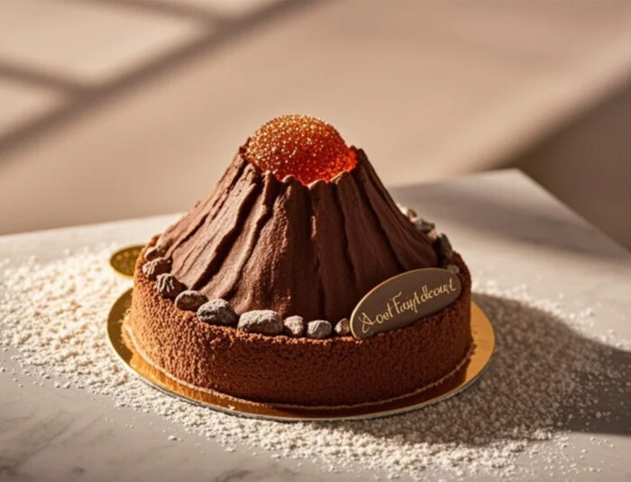 Tiny Volcano Cake: A Mini Dessert with Big Impact