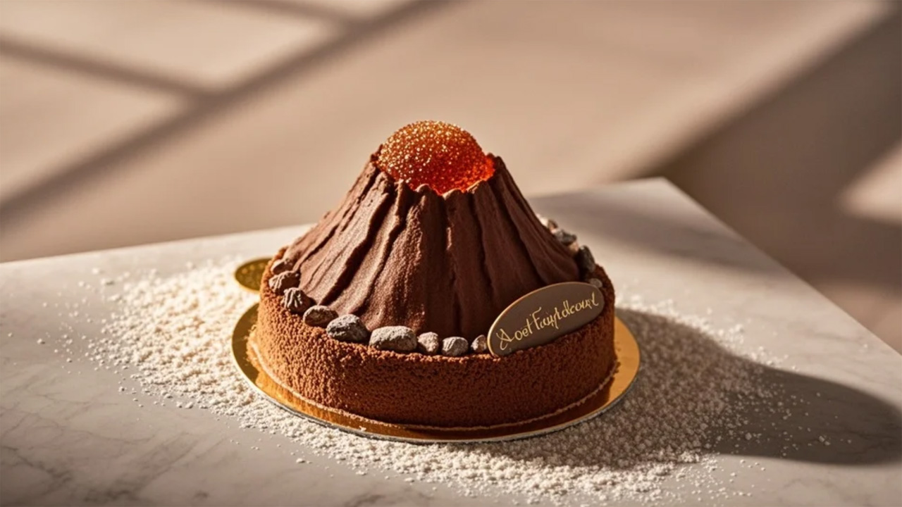 Tiny Volcano Cake: A Mini Dessert with Big Impact