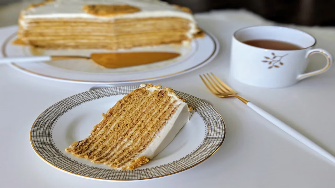Smetannik: A Traditional Russian Layer Cake for Special Occasions