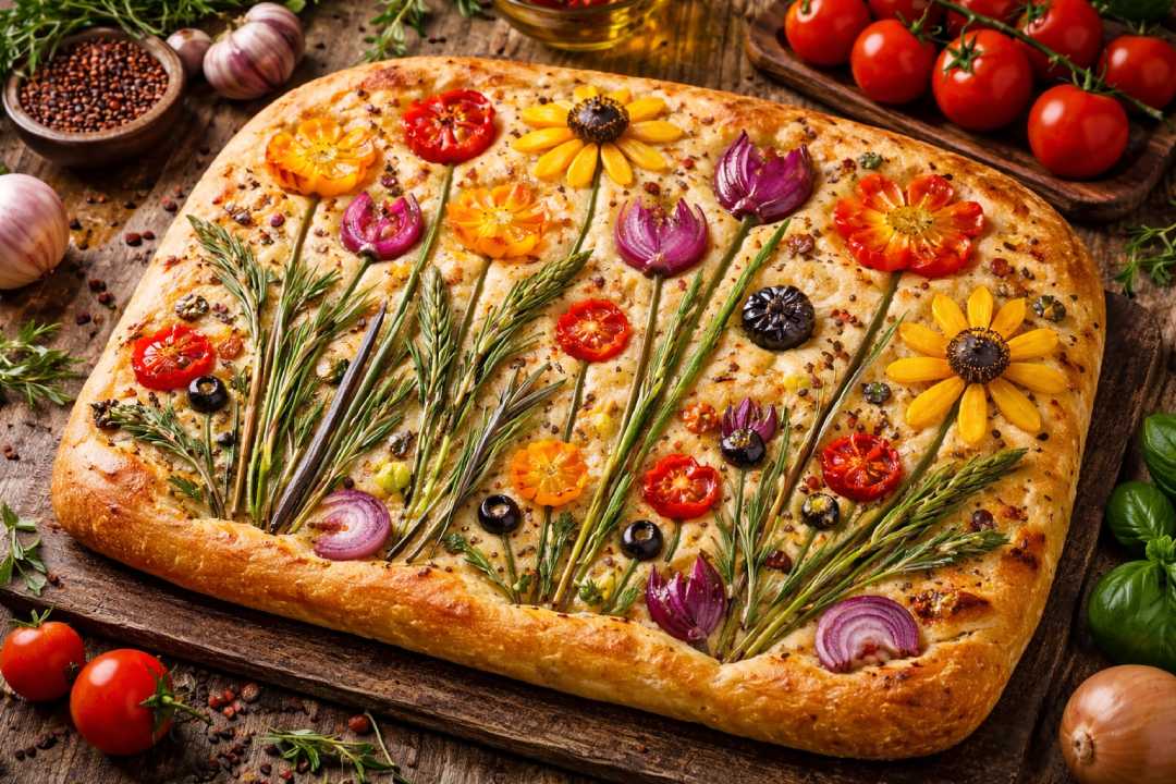 Focaccia Art Bread: The Edible Garden Trend Transforming Home Baking