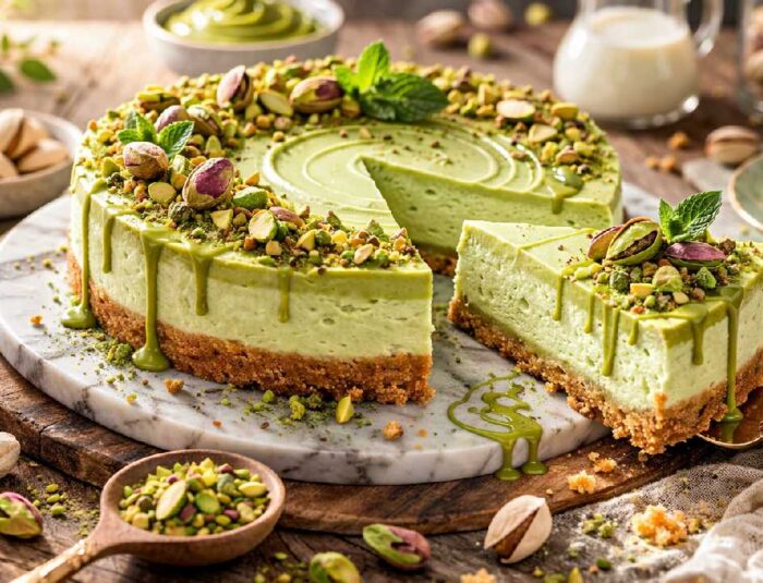 Pistachio Cheesecake: The Nutty Green Dessert Trend Taking Over 2026