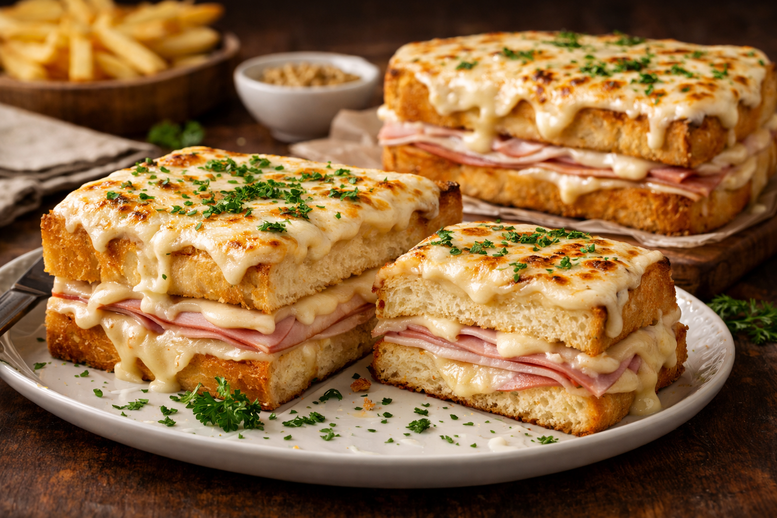 Croque Monsieur Recipe with Creamy Béchamel Sauce