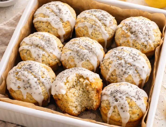 Lemon Poppyseed Muffins Fresh Citrus Flavor Bakery Favorite