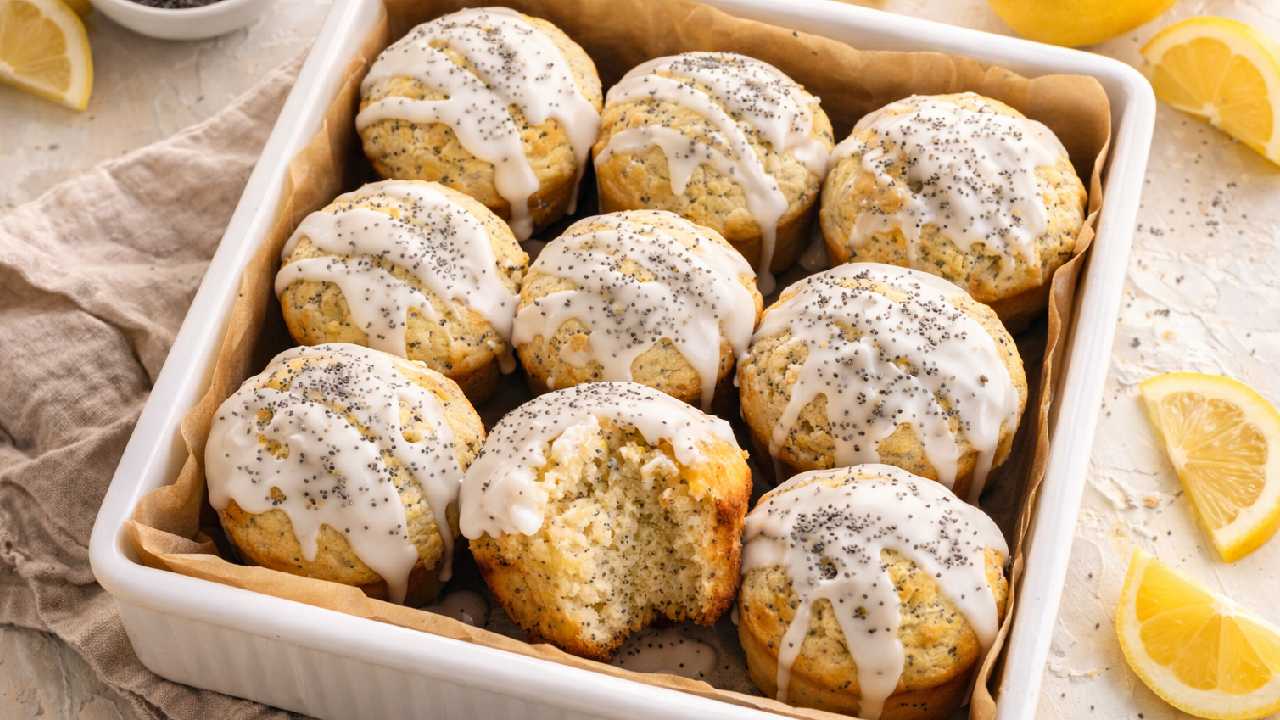 Lemon Poppyseed Muffins Fresh Citrus Flavor Bakery Favorite