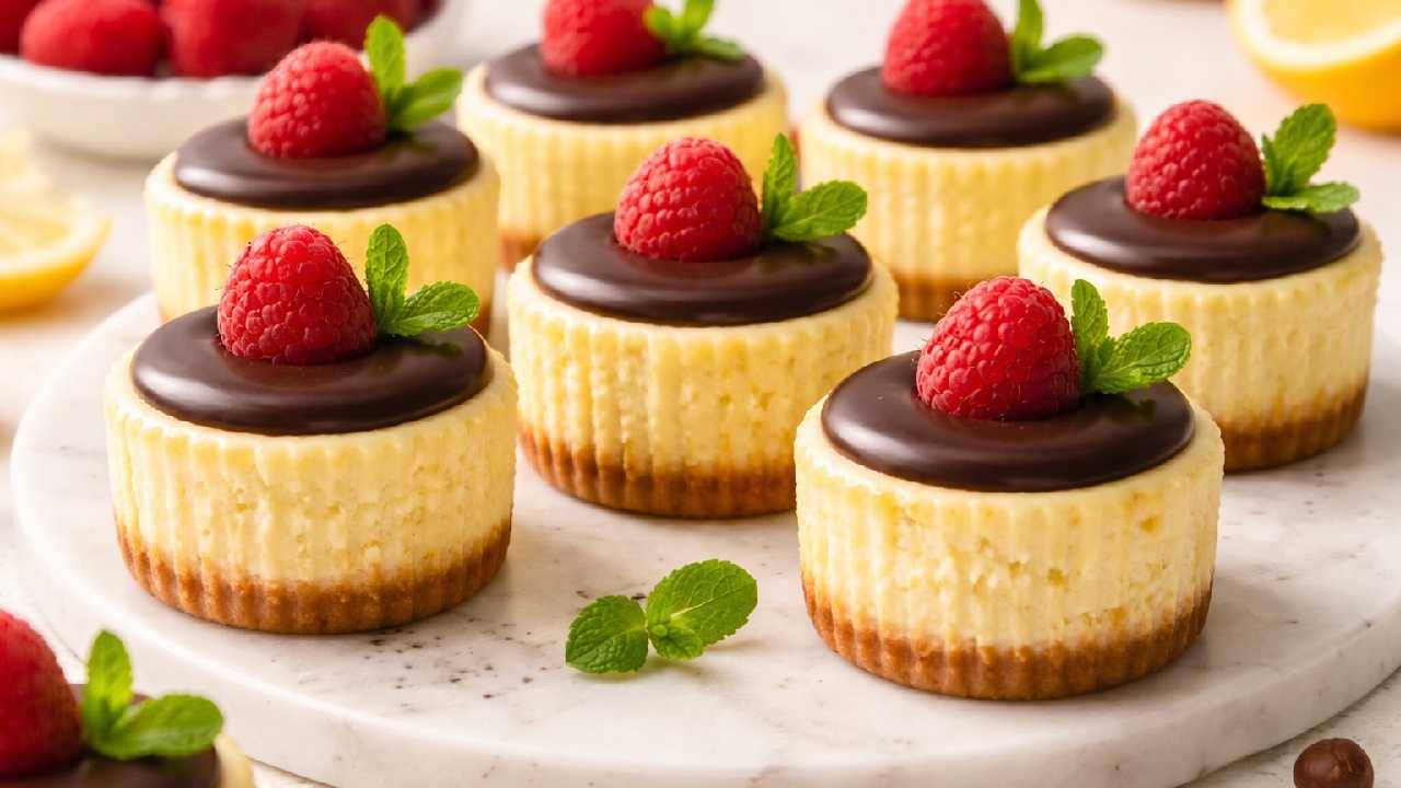 Mini Cheesecake Bites Creamy Bite Size Dessert Trend