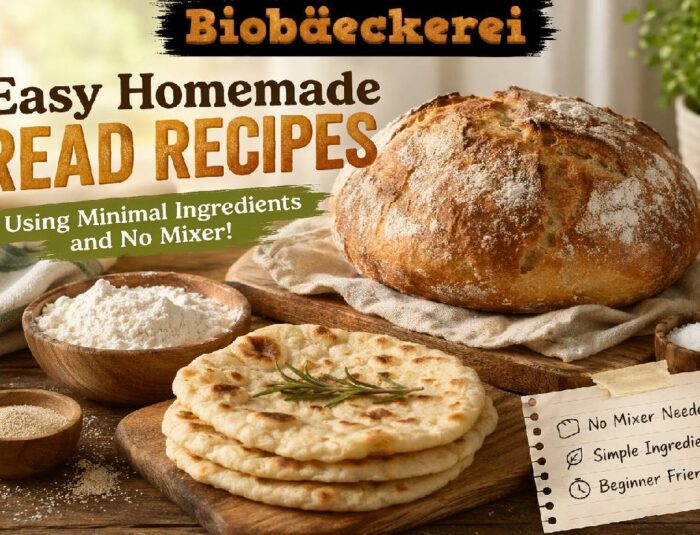 2 Easy Homemade Bread Recipes Using Minimal Ingredients and No Mixer