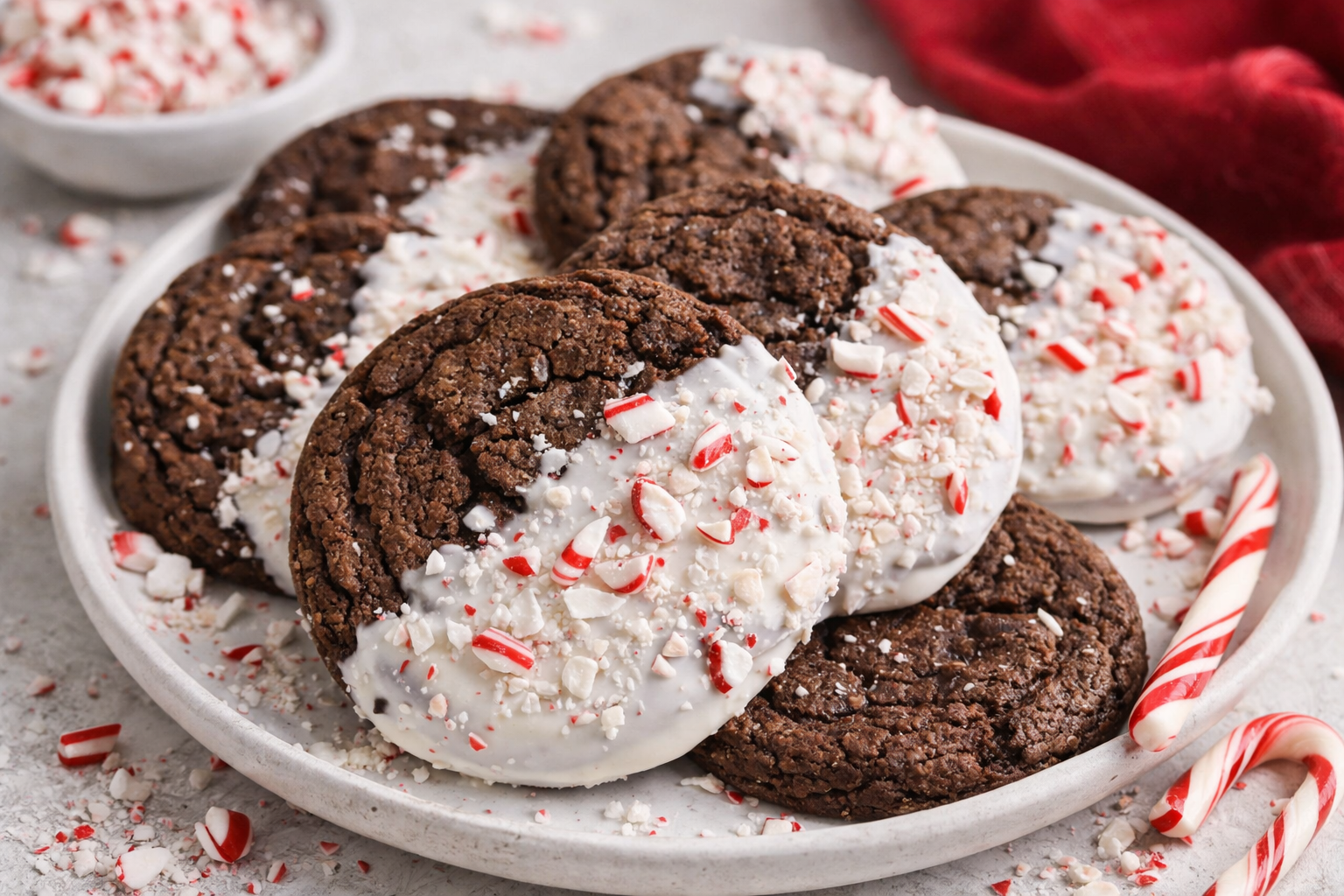 Chocolate Peppermint Cookies That Blend Sweet and Cool Sensations