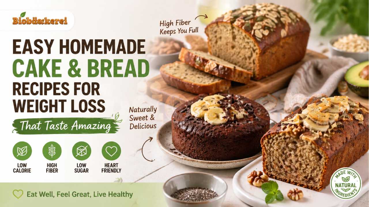 Easy Homemade Cake and Bread Recipes for Weight Loss That Taste Amazing