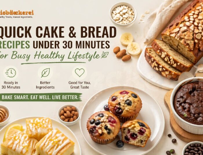 Quick Cake and Bread Recipes Under 30 Minutes for Busy Healthy Lifestyle