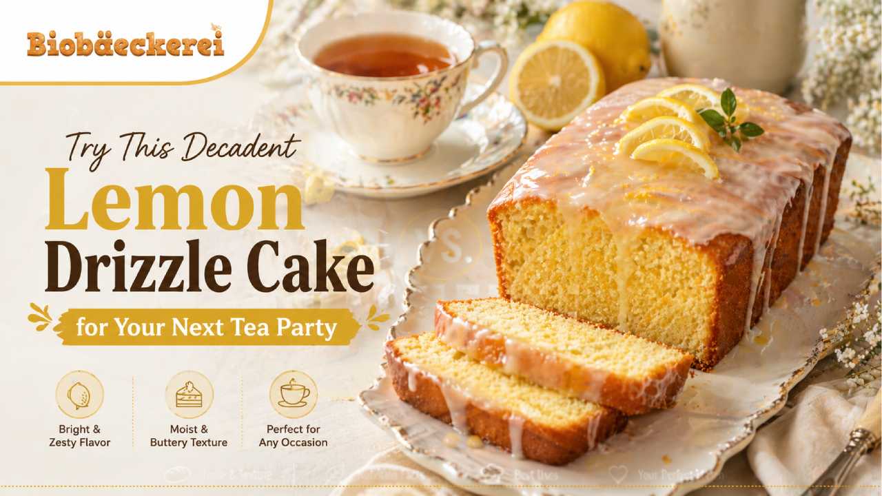 Try This Decadent Lemon Drizzle Cake for Your Next Tea Party