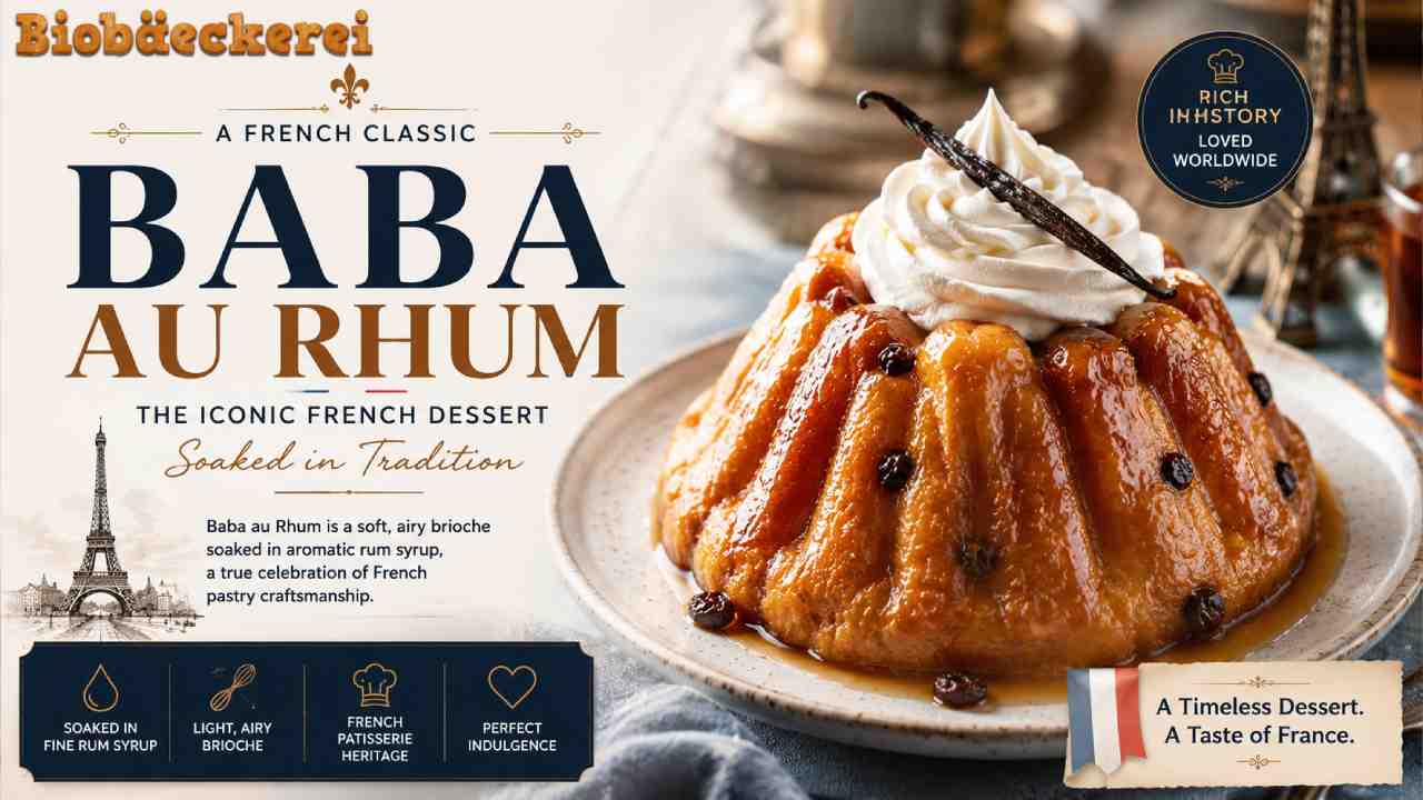 Baba au Rhum from France, the Classic Rum-Soaked Cake That Transcends Time