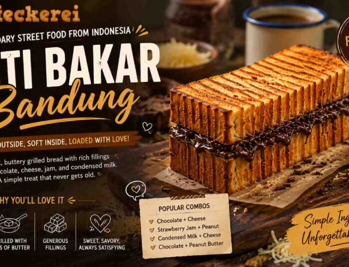 Roti Bakar Bandung, Indonesia’s Iconic Street Food with Crispy Outside and Soft Inside