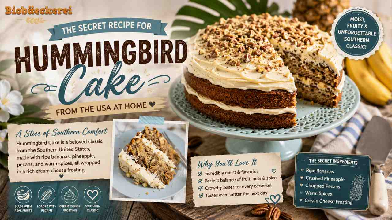 The Secret Recipe for Making Hummingbird Cake from the USA