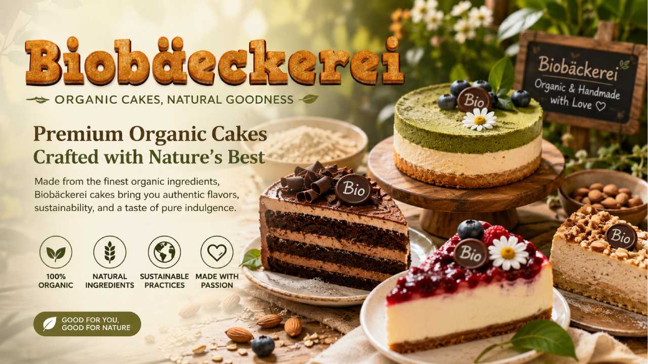 Biobäckerei Cakes with an Organic Concept Are Bringing a Fresh Trend to the World of Pastry