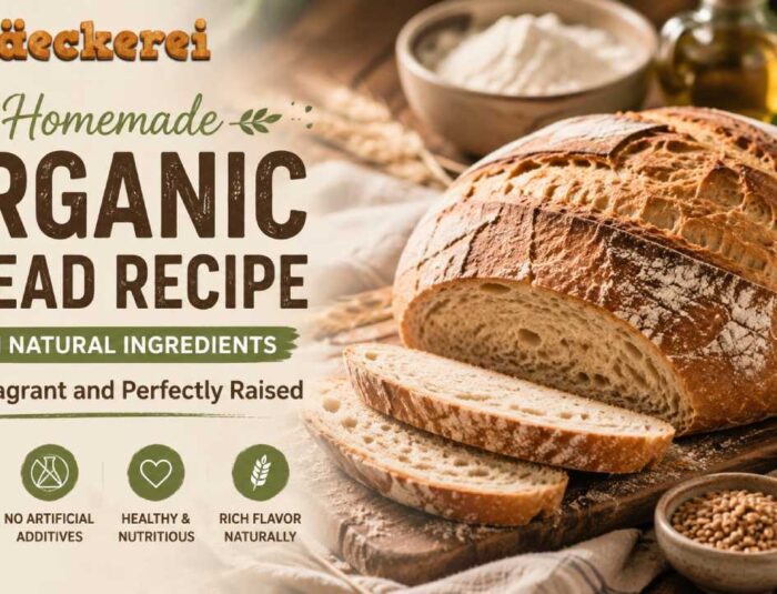 Homemade Organic Bread Recipe with Natural Ingredients for a Soft and Perfect Rise