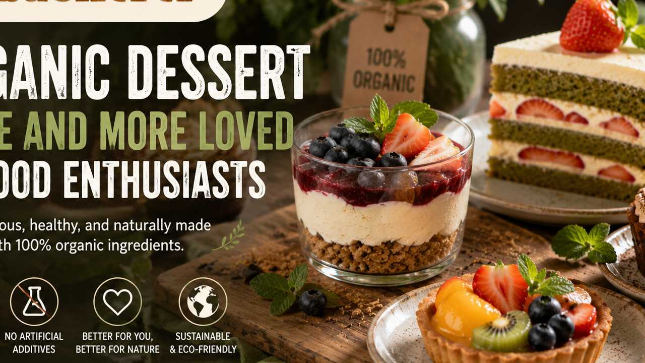 Organic Dessert Is Becoming Increasingly Popular Among Food Lovers