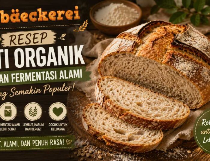 Recipe Organic Bread with Natural Fermentation That Is Becoming Increasingly Popular