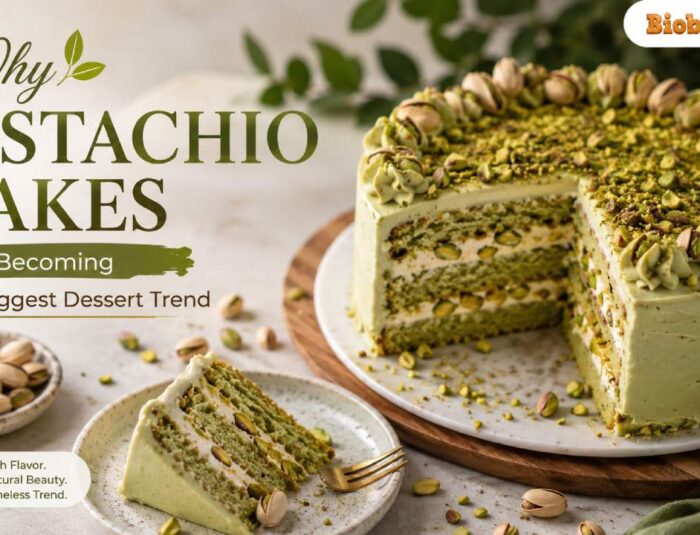 Why Pistachio Cakes Are Becoming The Biggest Dessert Trend