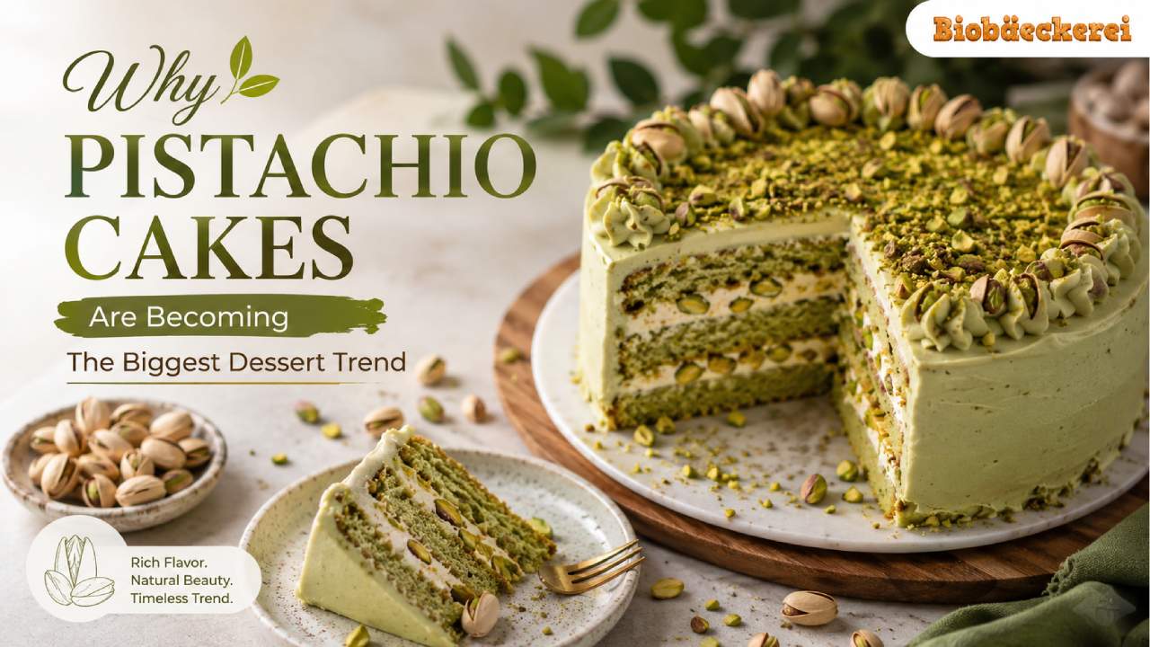 Why Pistachio Cakes Are Becoming The Biggest Dessert Trend