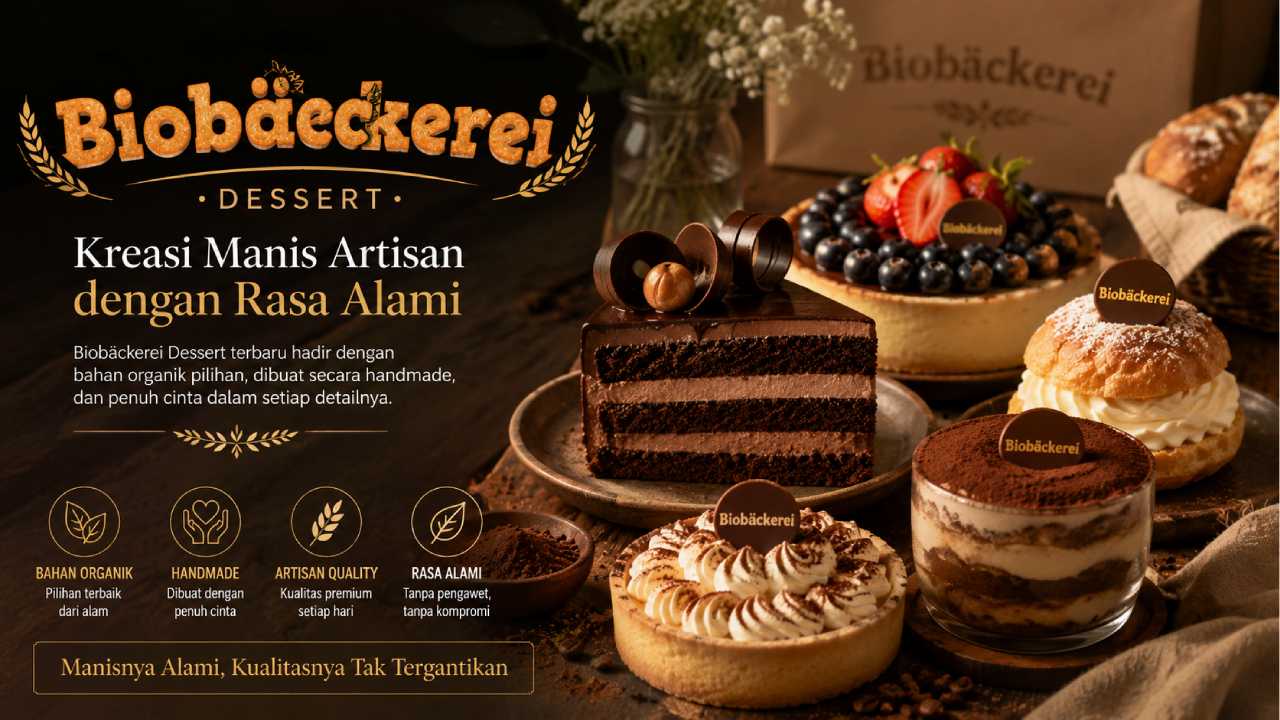 Biobäckerei’s Latest Dessert Presents Captivating Sweet Artisan-Style Creations
