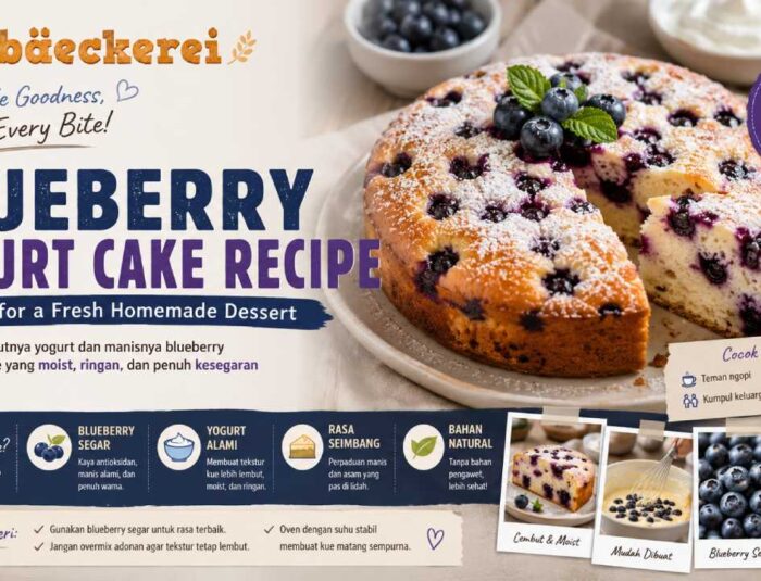 Blueberry Yogurt Cake Recipe Perfect for a Fresh Homemade Dessert