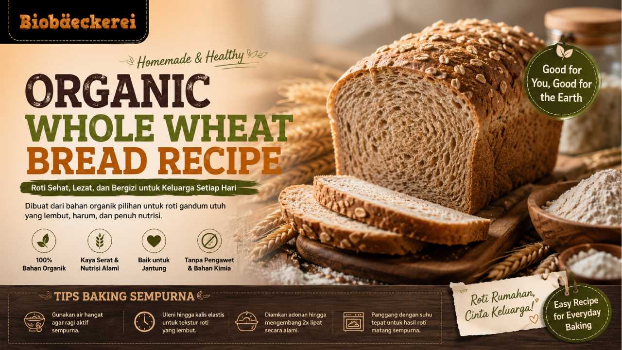 Homemade Organic Whole Wheat Bread Recipe for Everyday Baking