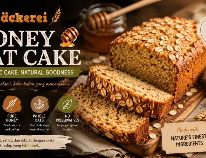 Honey Oat Cake BioBäckerei, An Organic Cake with an Irresistible Honey Aroma