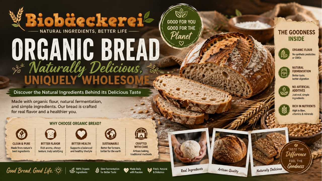 Organic Bread Is Gaining Popularity: Discover the Natural Ingredients Behind Its Delicious Taste