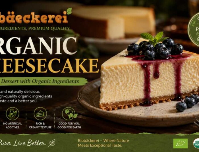 Organic Cheesecake Emerges as a Premium Dessert Crafted from High-Quality Organic Ingredients