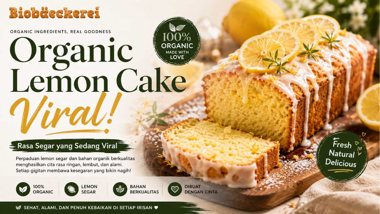 Organic Lemon Cake BioBäckerei Offers a Refreshing Flavor That Has Gone Viral