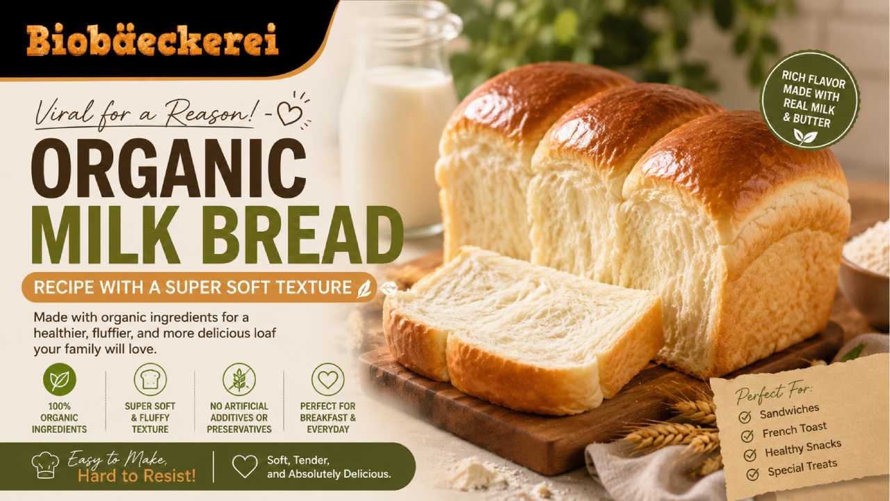 Organic Milk Bread Recipe: The Viral Super Soft Homemade Loaf Everyone Loves