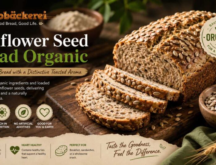 Sunflower Seed Bread Organic Arrives with a Distinctive Toasted Aroma