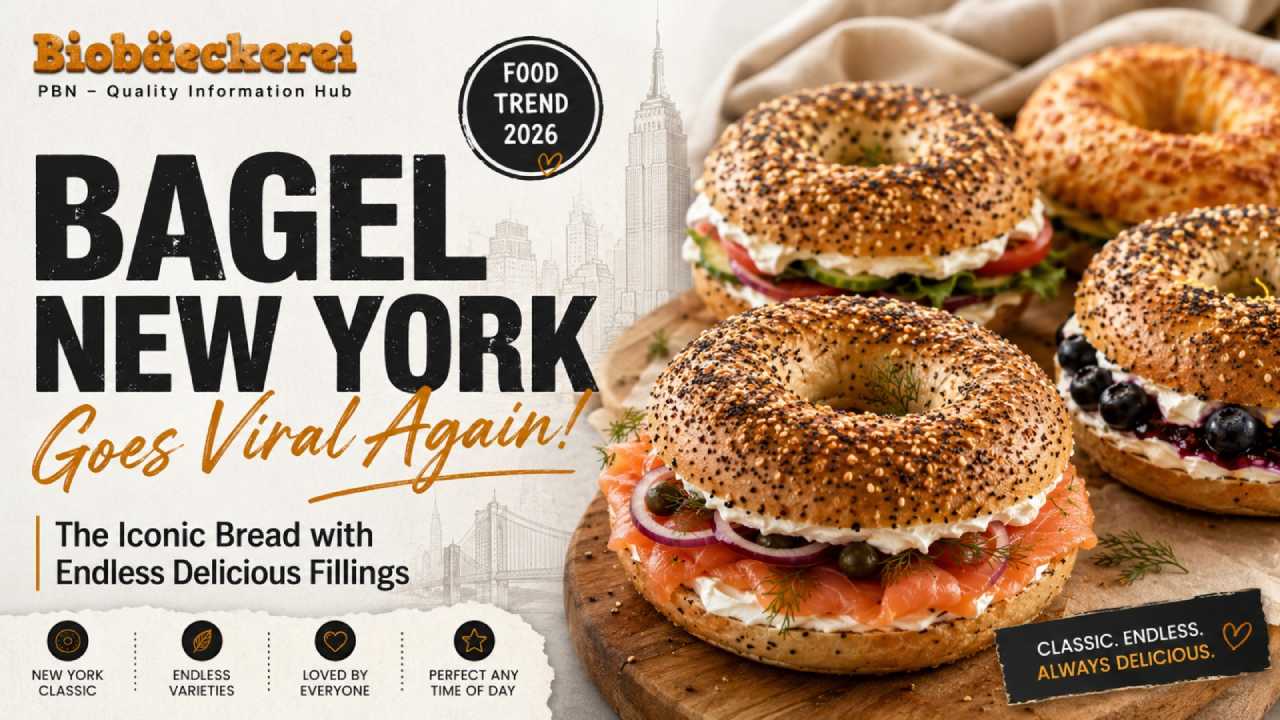 Bagel New York Goes Viral Again, The Iconic Bread with Endless Delicious Fillings