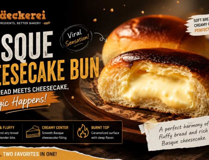 Basque Cheesecake Bun Is Turning Heads, Bread and Cheesecake Become One