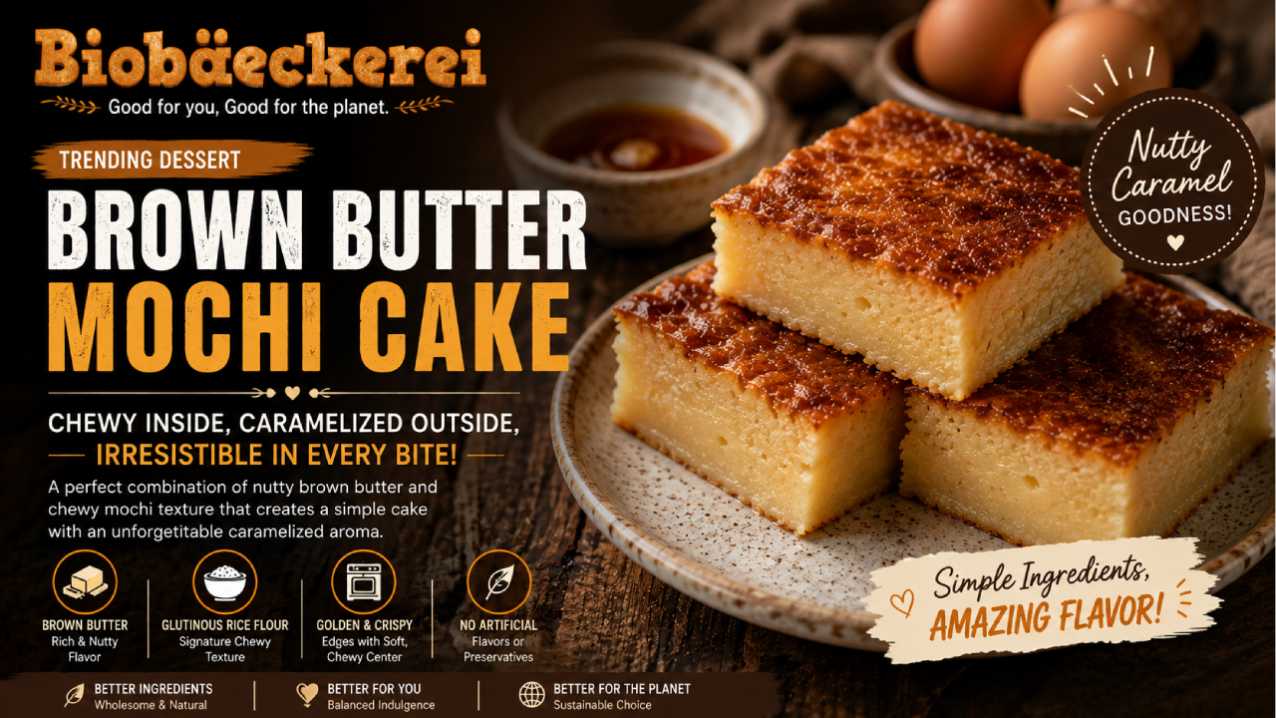 Brown Butter Mochi Cake Is Trending for Its Chewy Caramel Flavor