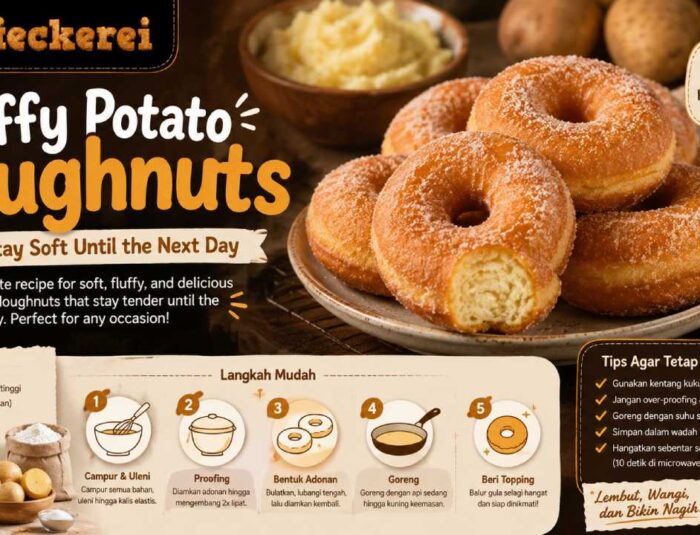 Fluffy Potato Doughnuts That Stay Soft Until the Next Day