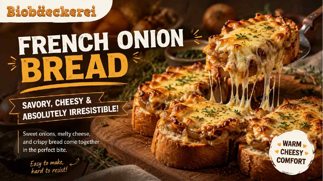 French Onion Bread Steals the Spotlight with Layers of Cheese and Flavor