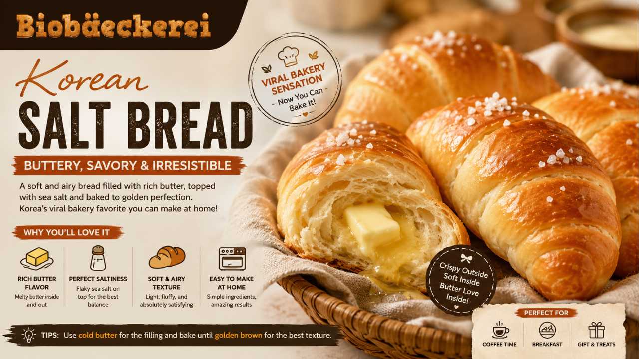 Korean Salt Bread Recipe: The Buttery, Savory Bread Everyone Loves