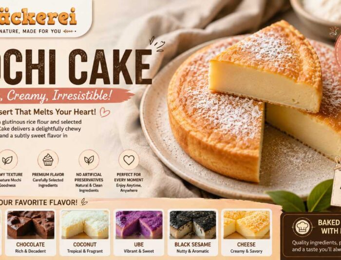 Mochi Cake Becomes a Unique Dessert with a Chewy Texture Loved by Many
