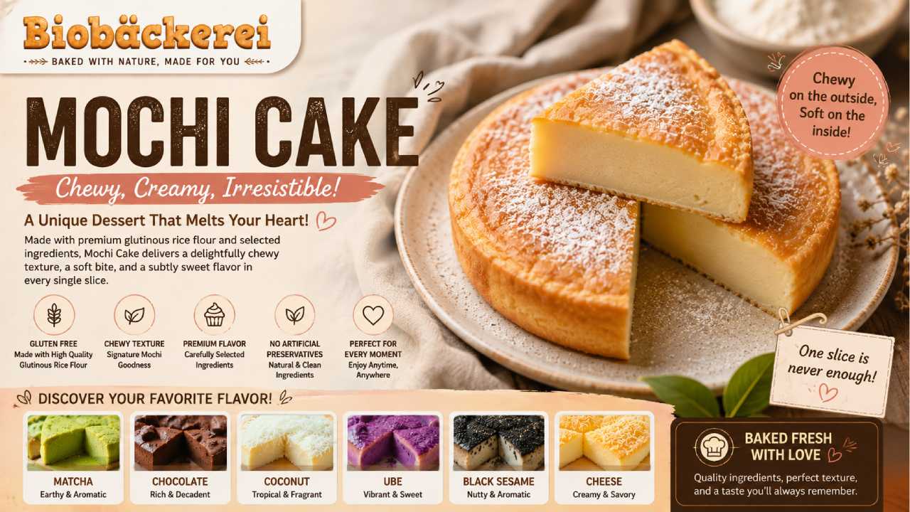 Mochi Cake Becomes a Unique Dessert with a Chewy Texture Loved by Many