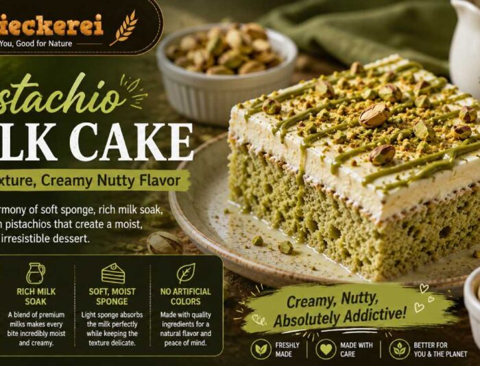 Pistachio Milk Cake Brings a Moist Texture and Creamy Nutty Flavor