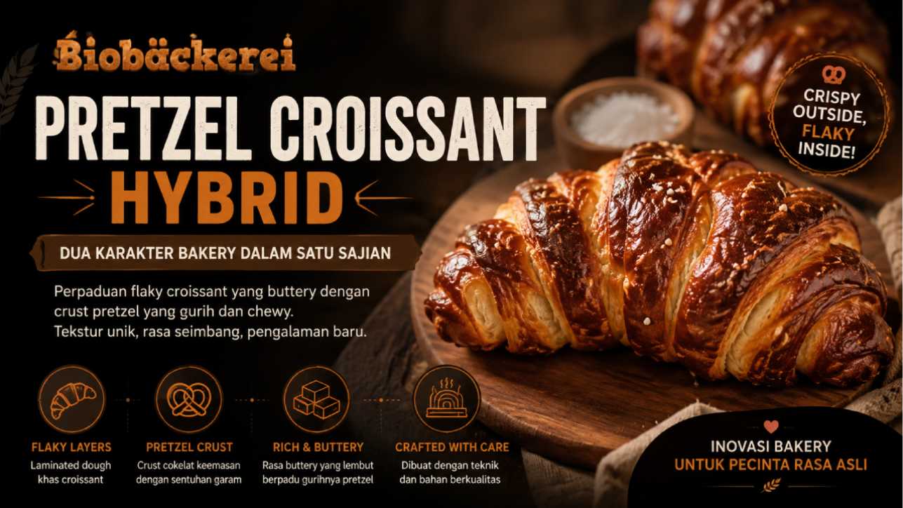 Pretzel Croissant Hybrid Combines Two Bakery Classics in One Irresistible Pastry