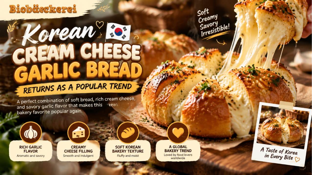 Korean Cream Cheese Garlic Bread Returns, Bringing Back a Beloved Savory Bakery Trend