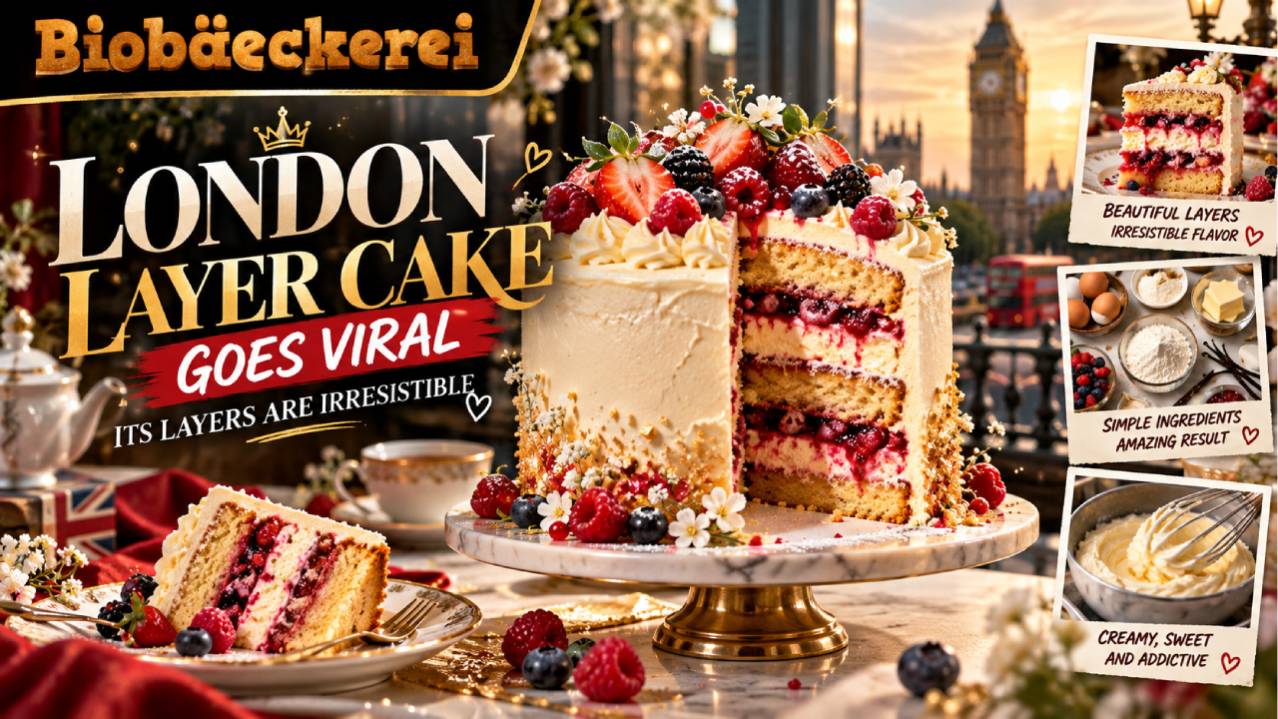 London Layer Cake Goes Viral, Its Layers Are Irresistible